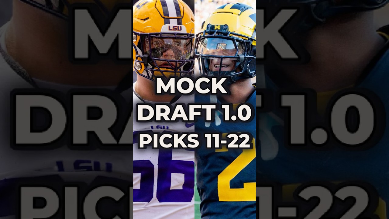 2025 NFL Draft: Jackson Durham’s Mock 1.0 Part 2 (11-22) #nfl #nflnews #nfldraft #shorts