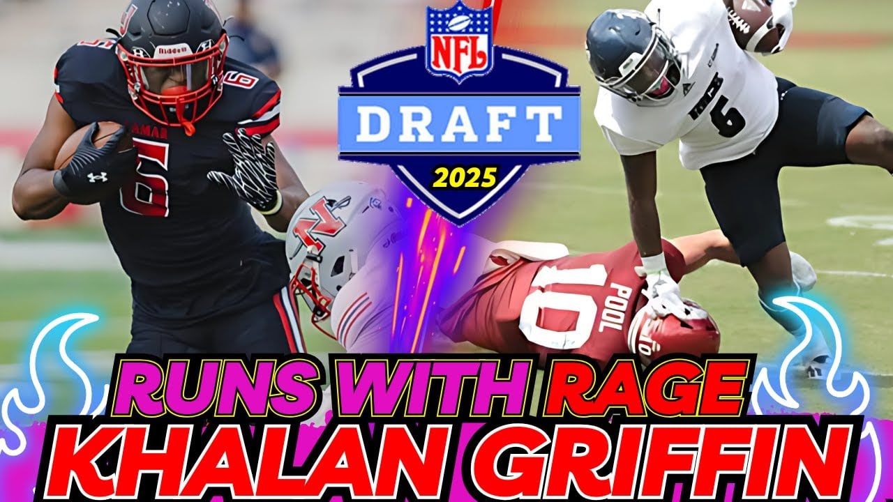 2025 NFL DRAFT Kalan Griffin of Lamar Univ. | His KILL-SWITCH overwhelms defenses | 1158 yd BRUISER