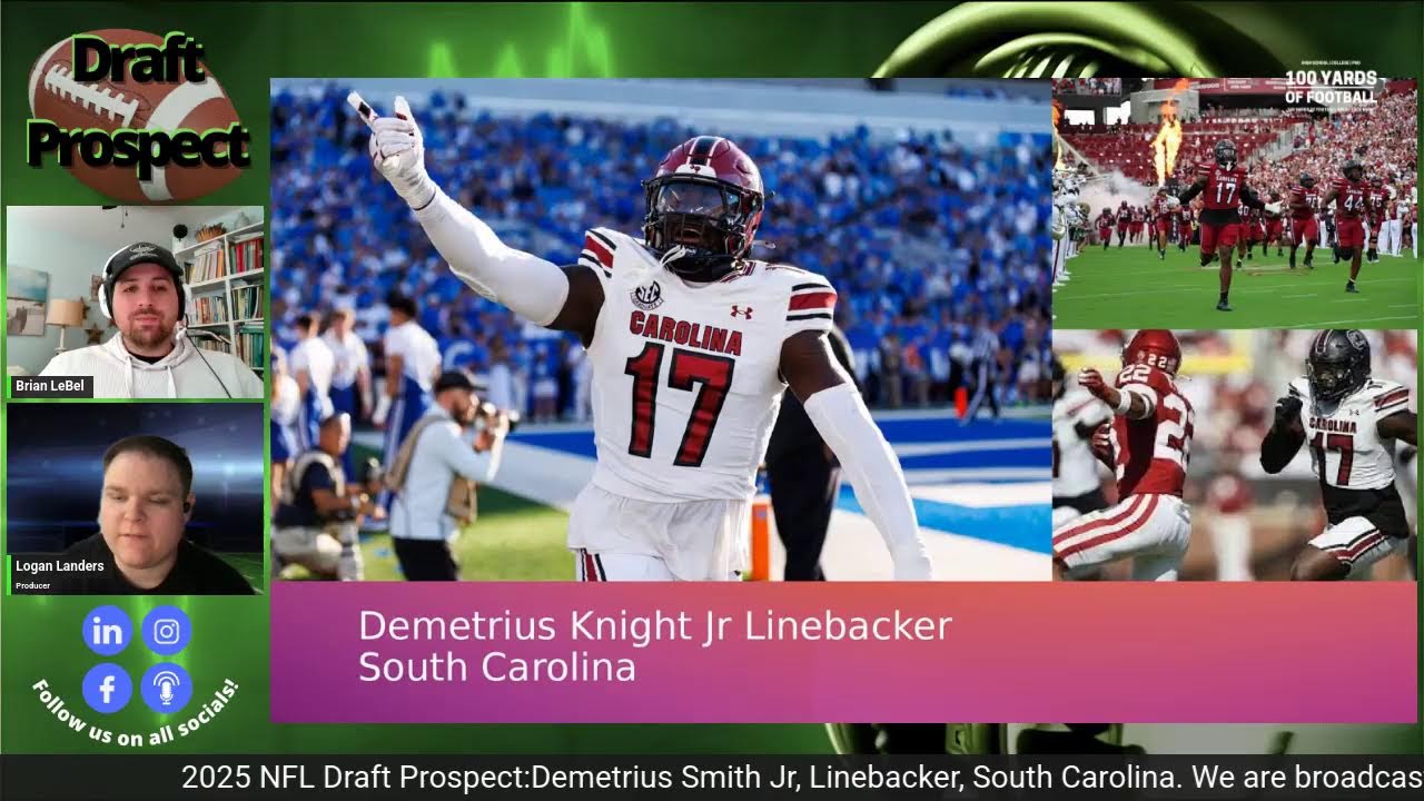 2025 NFL Draft Prospect: Demetrius Smith Jr, Linebacker, South Carolina