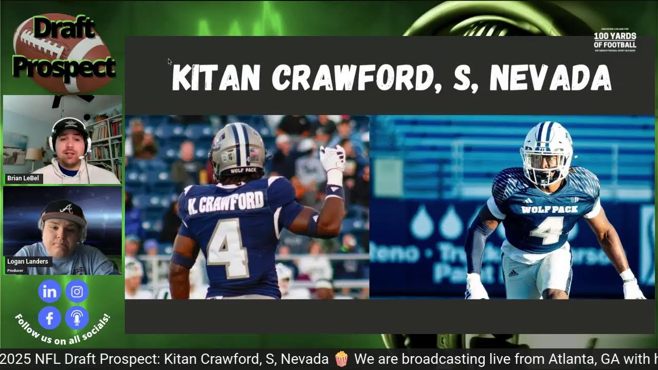 2025 NFL Draft Prospect: Kitan Crawford, S, Nevada