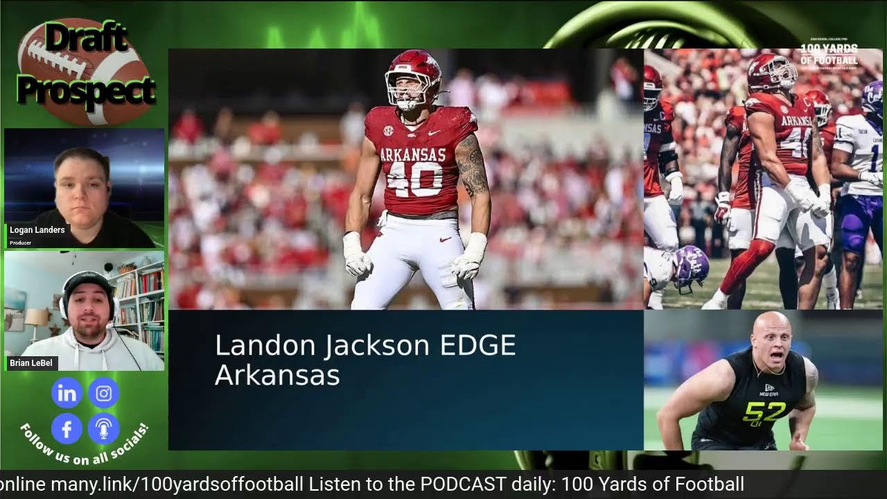 2025 NFL Draft Prospect: Landon Jackson, EDGE, Arkansas