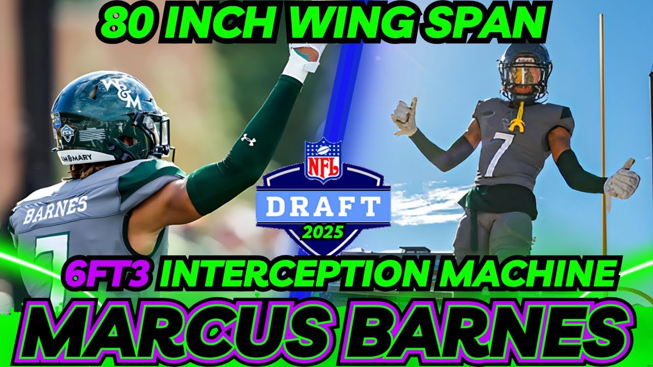 2025 NFL DRAFT PROSPECT Marcus Barnes of William & Mary | 6ft3 Safety w/ 80 inch wingspan