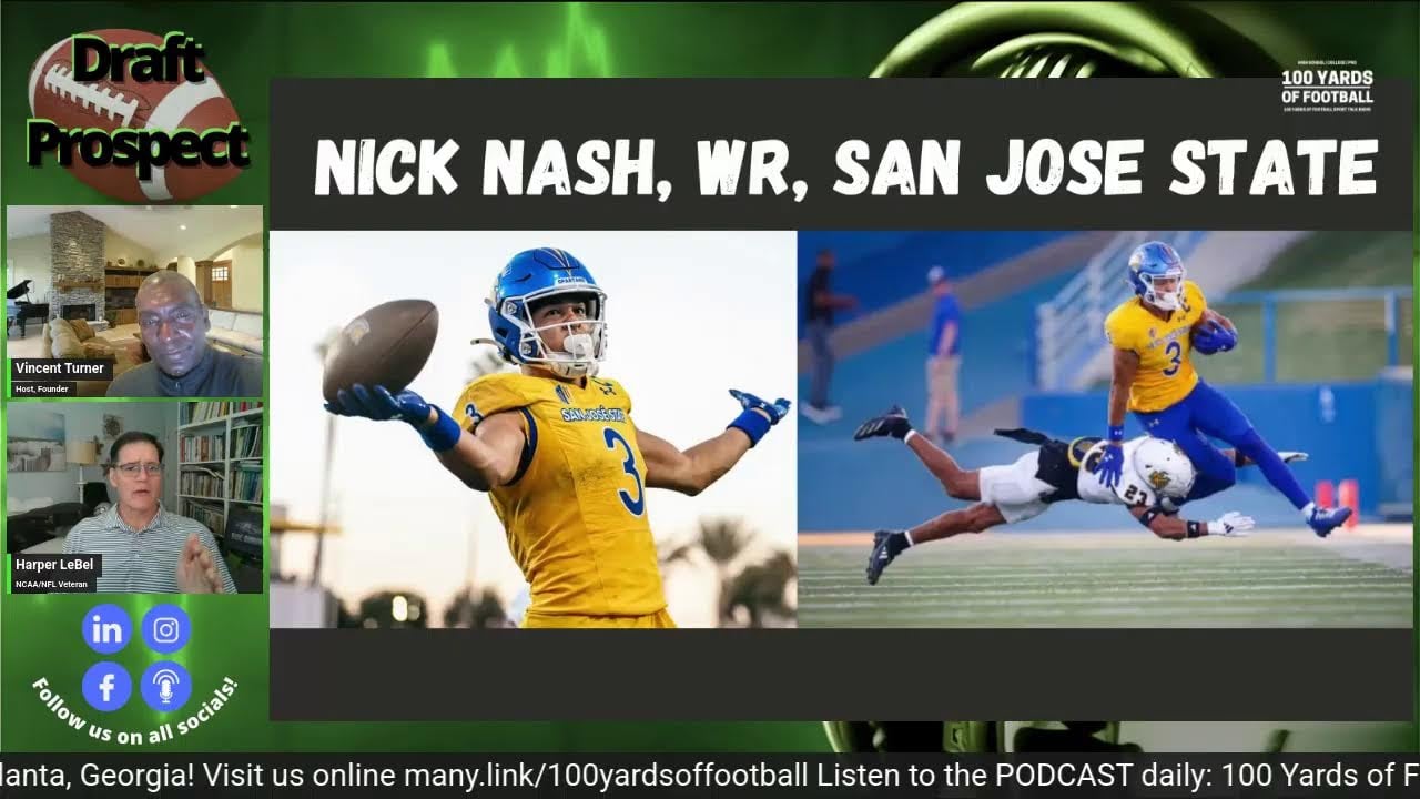 2025 NFL Draft Prospect: Nick Nash, WR, San Jose State