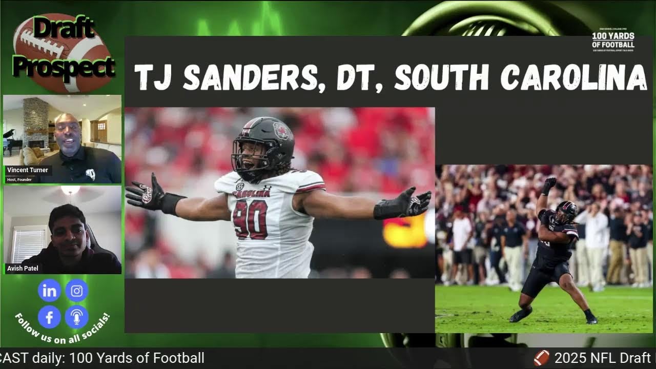 2025 NFL Draft Prospect: TJ Sanders, DT, South Carolina