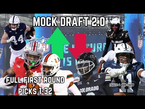 2025 NFL Mock Draft 2.0 Full First Round | Picks 1-32 | Post Free Agency + Prospect Breakdowns