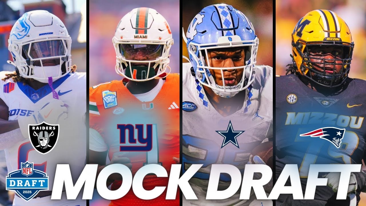 2025 NFL Mock Draft: Giants Trade Up For Cam Ward, Shedeur Sanders Fall Out Of The First Round