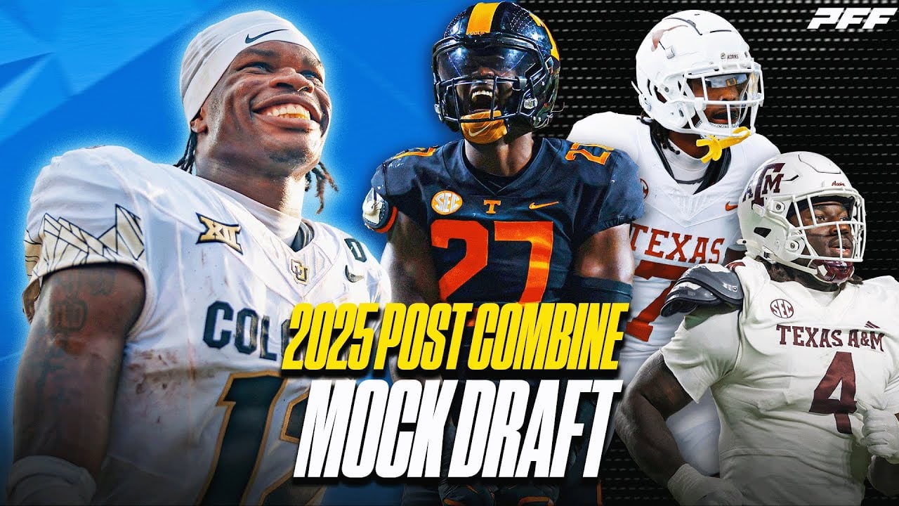 2025 NFL Mock Draft: Post-Combine 2 Round Mock Draft!