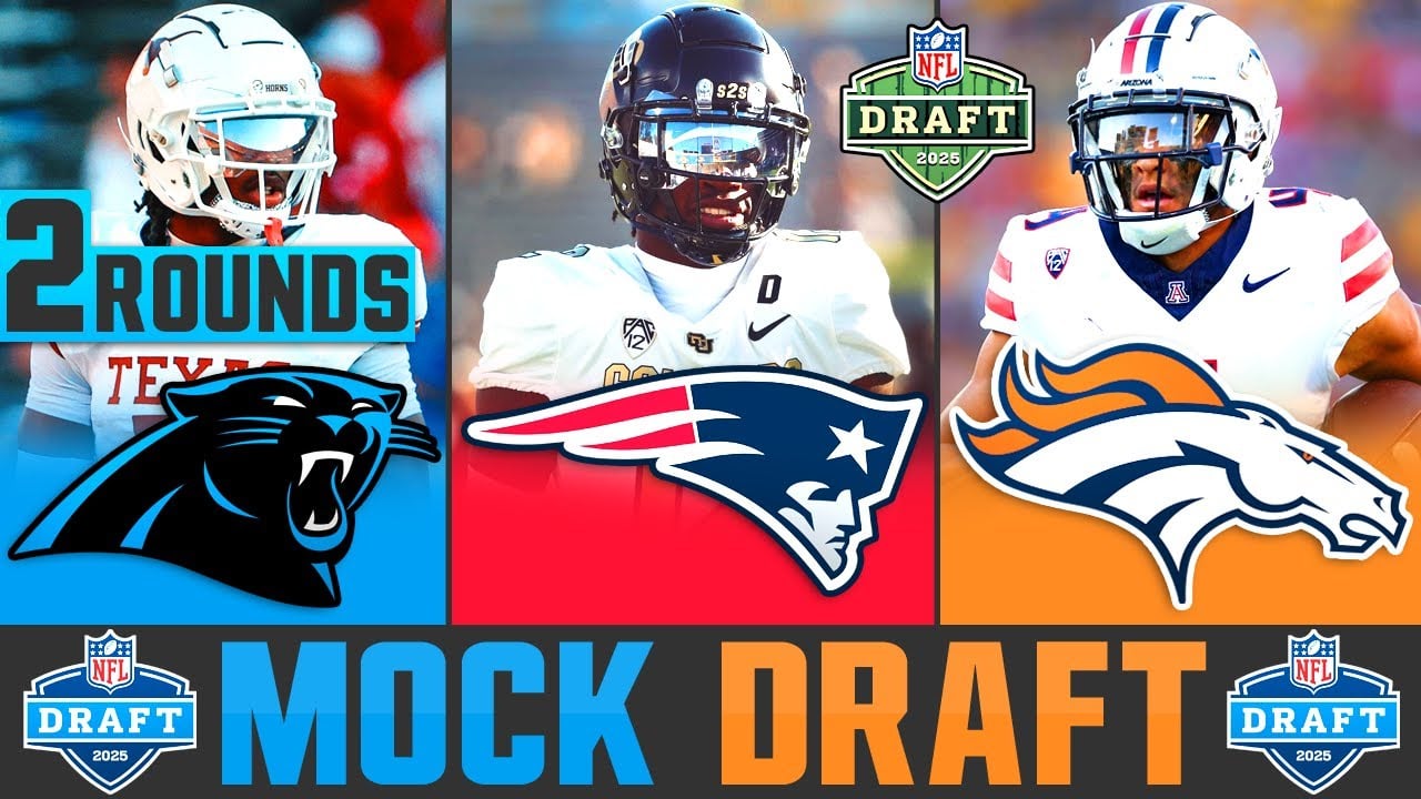 2025 NFL Mock Draft Post Free Agency | 2 Round NFL Mock Draft