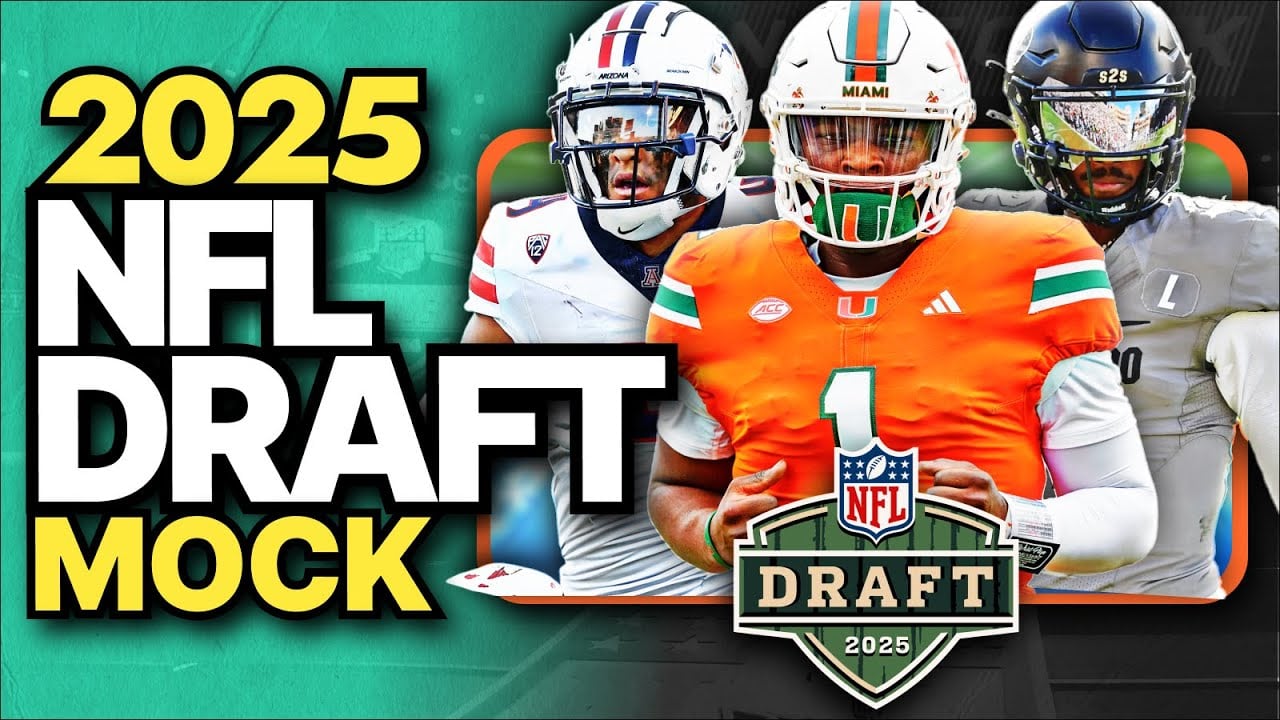 2025 NFL MOCK DRAFT💥 Two Trades In the Top 10