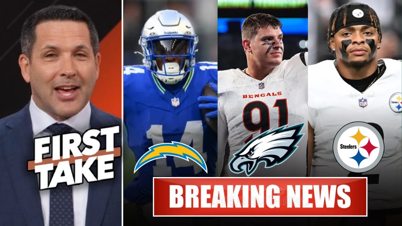 Adam Schefter BREAKING: Metcalf to Chargers, Eagles trade for Hendrickson, Steelers resign J. Fields