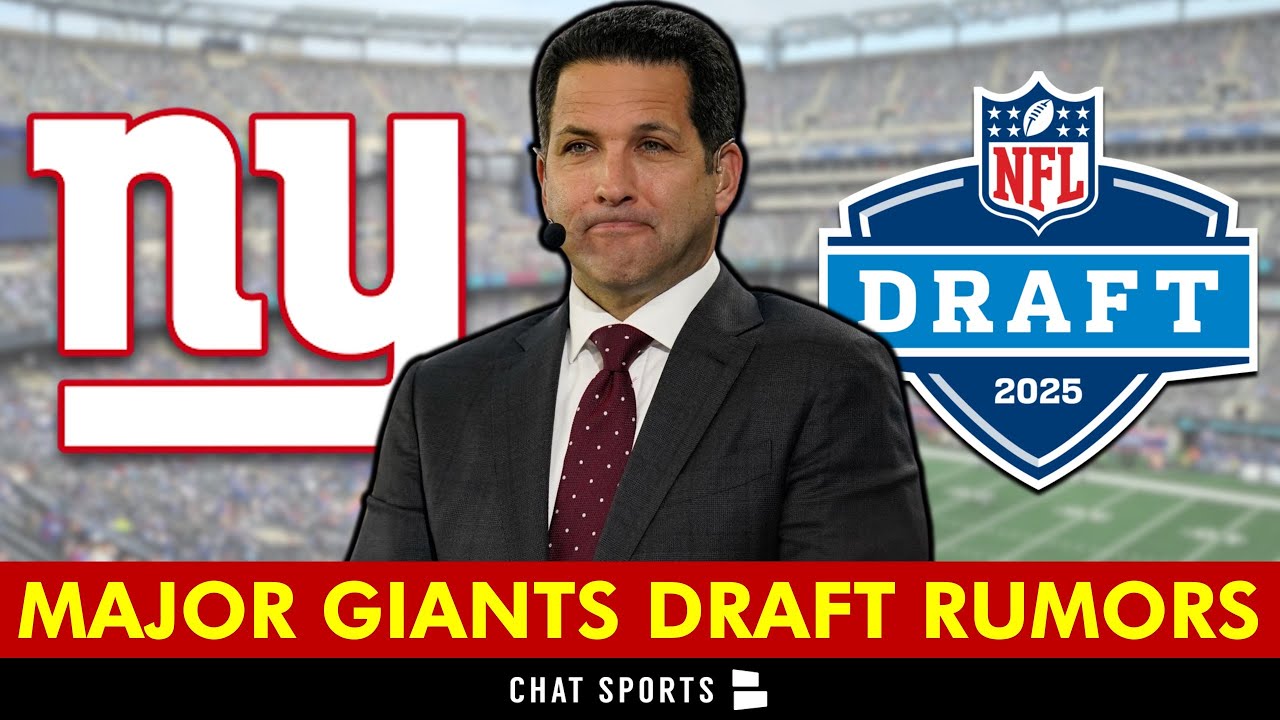 🚨 Adam Schefter Gives Giants Fans GREAT NEWS For The 2025 NFL Draft