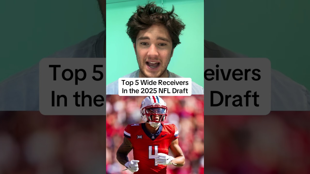 Agree with these Top 5 Wideouts In the 2025 NFL Draft ? #nfl #nfldraft #nflcombine #travishunter