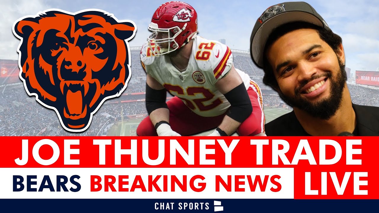 🚨ALERT – Chicago Bears Trade For Chiefs OG Joe Thuney Before NFL Free Agency | Bears News LIVE