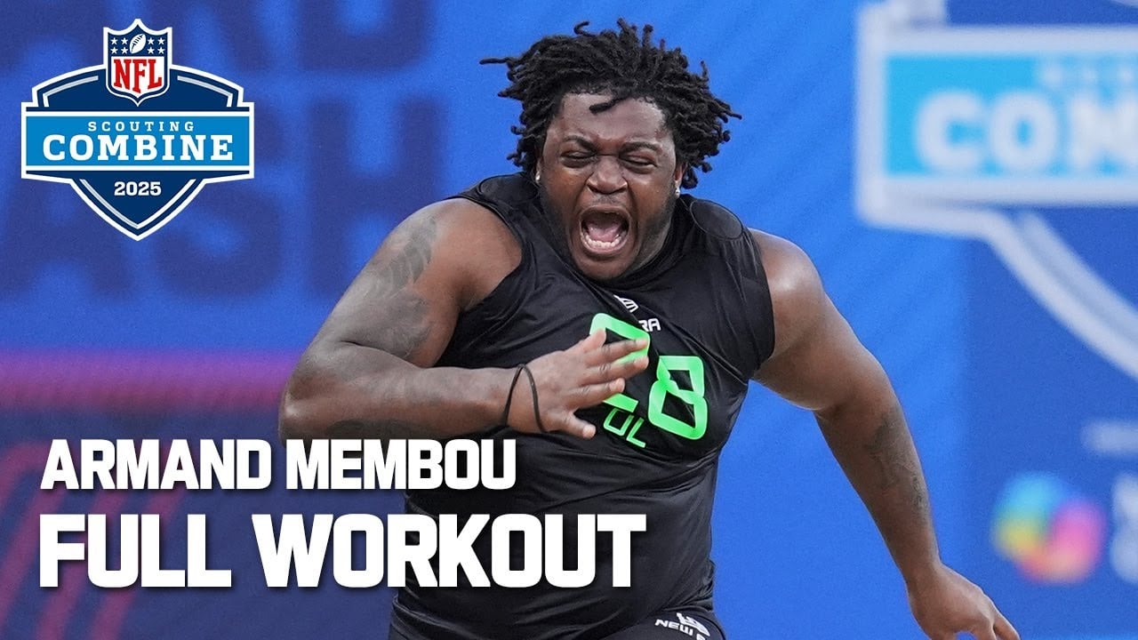 Armand Membou’s 2025 NFL Scouting Combine workout