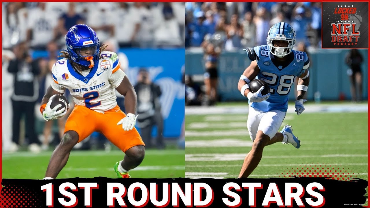 Ashton Jeanty & Omarion Hampton are 1st round picks in the latest 2025 NFL Mock Draft