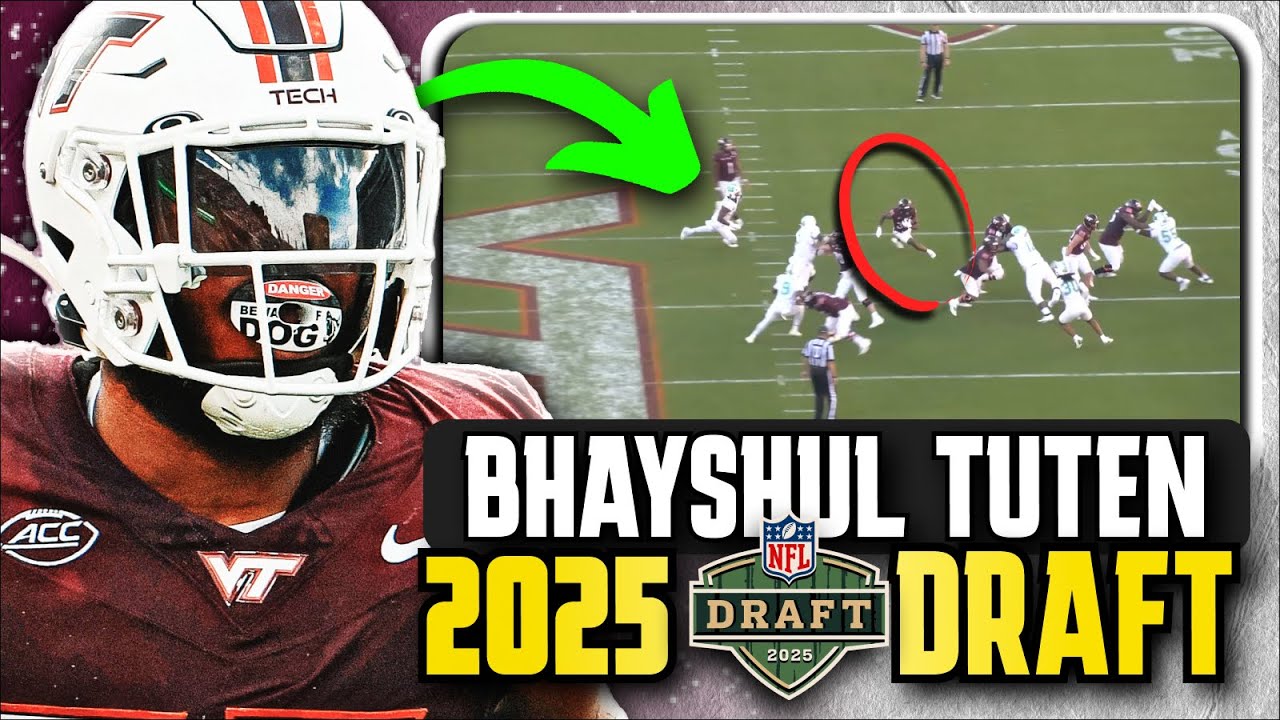 Bhayshul Tuten – 2025 NFL Draft RB Highlights & Comparisons