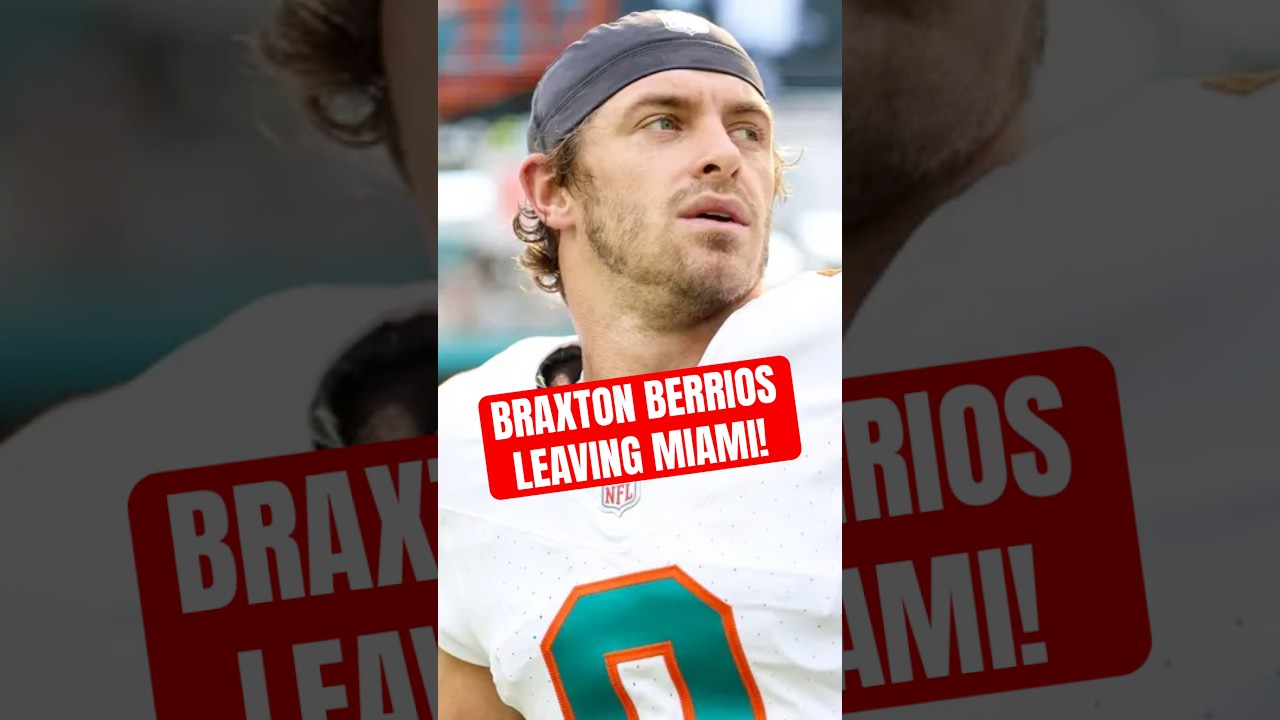 Braxton Berrios LEAVING Miami Dolphins In NFL  Free Agency | Dolphins News