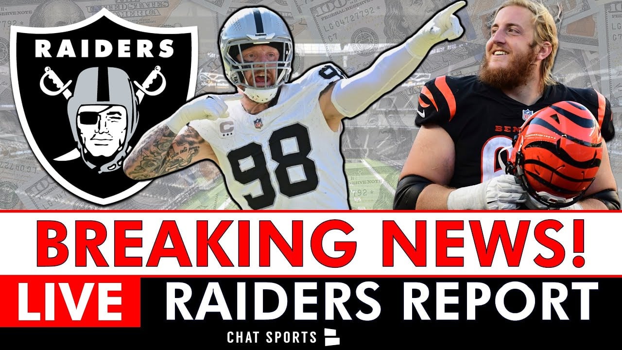 BREAKING NEWS: Maxx Crosby Signs Extension With Raiders + Alex Cappa Signs Before NFL Free Agency