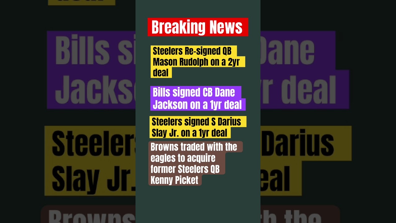 Breaking news NFL #football #steelers #nfl