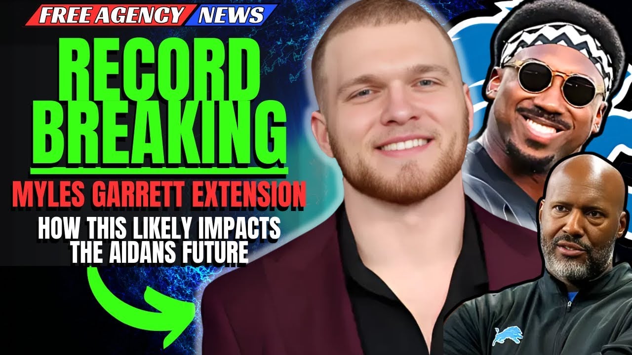 Breaking NFL News: Myles Garrett Extension Impacts The Detroit Lions Future With Aidan Hutchinson