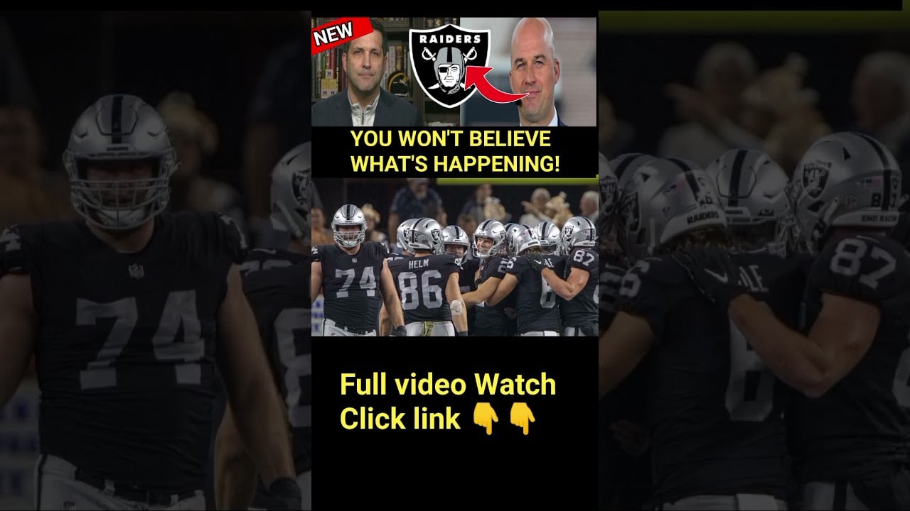 CHAOS INSTALLED IN THE RAIDERS!RAIDERS NEWS TODAY#nfldraft2025news #nfl #raiders