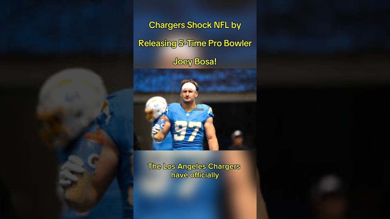 Chargers Shock NFL by Releasing 5-Time Pro Bowler Joey Bosa! #news #breakingnews #shortsfeed