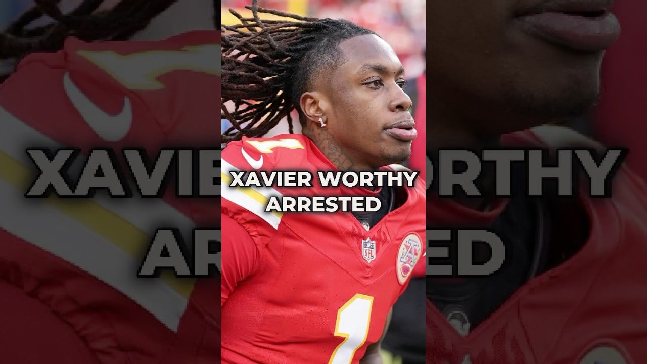 Chiefs Xavier Worthy Arrested On Domestic Violence Charges #nfl #nflnews #chiefs #chiefskingdom