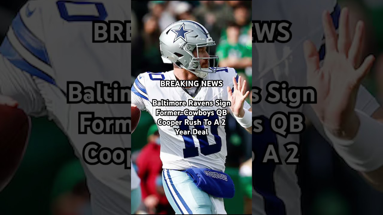 Cooper Rush To Ravens #music #nfl #ravens #cowboys #freeagency #nflnews