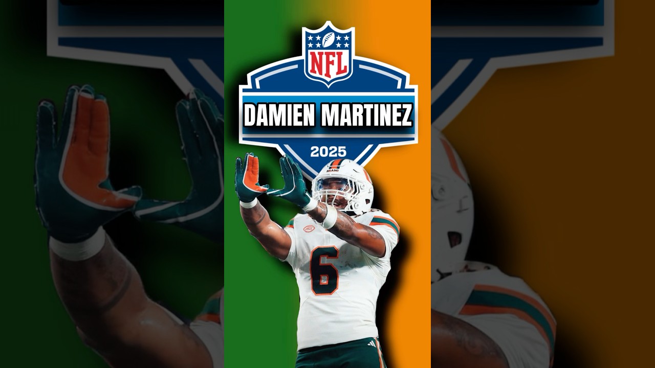 Damien Martinez is UNDERRATED #nfl #miami #miamihurricanes #nfldraft #runningbacks #2025nfldraft