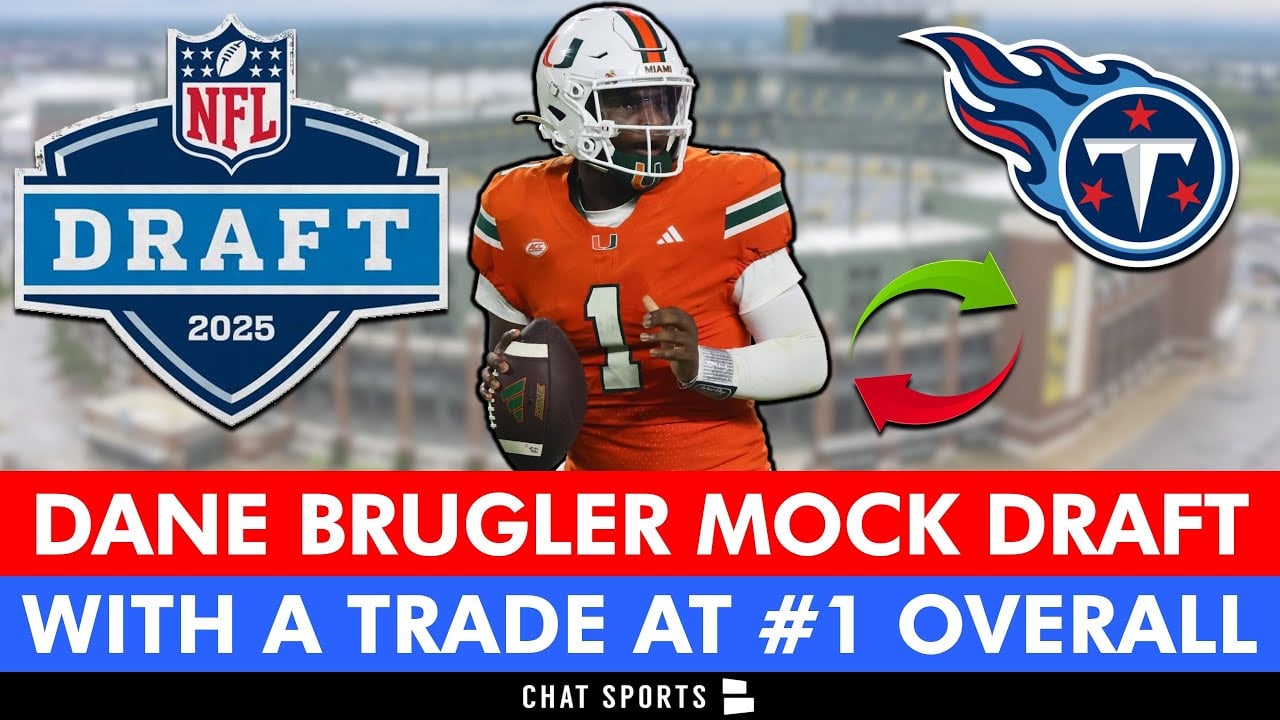 Dane Brugler 2025 NFL Mock Draft With A TRADE Up To The #1 Overall Pick!