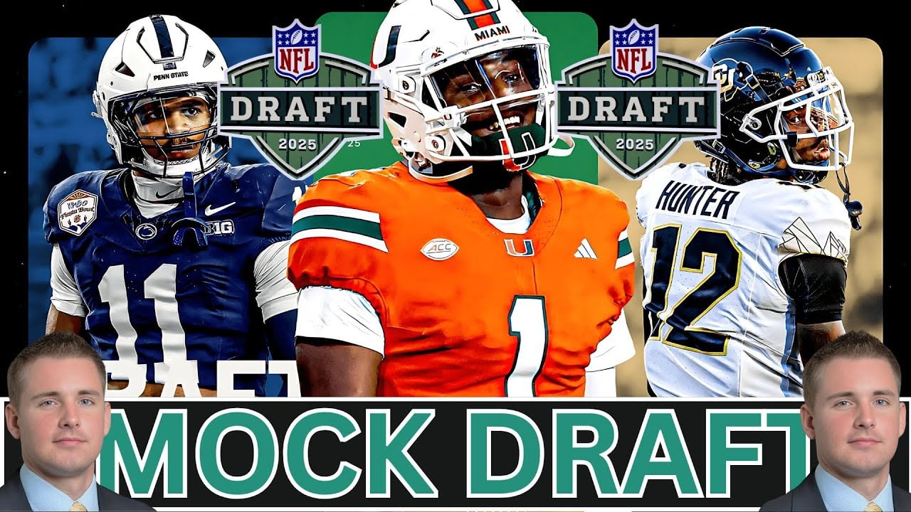 Dane Brugler’s POST COMBINE 2025 NFL Mock Draft 🔥 MOCK DRAFT REACTION