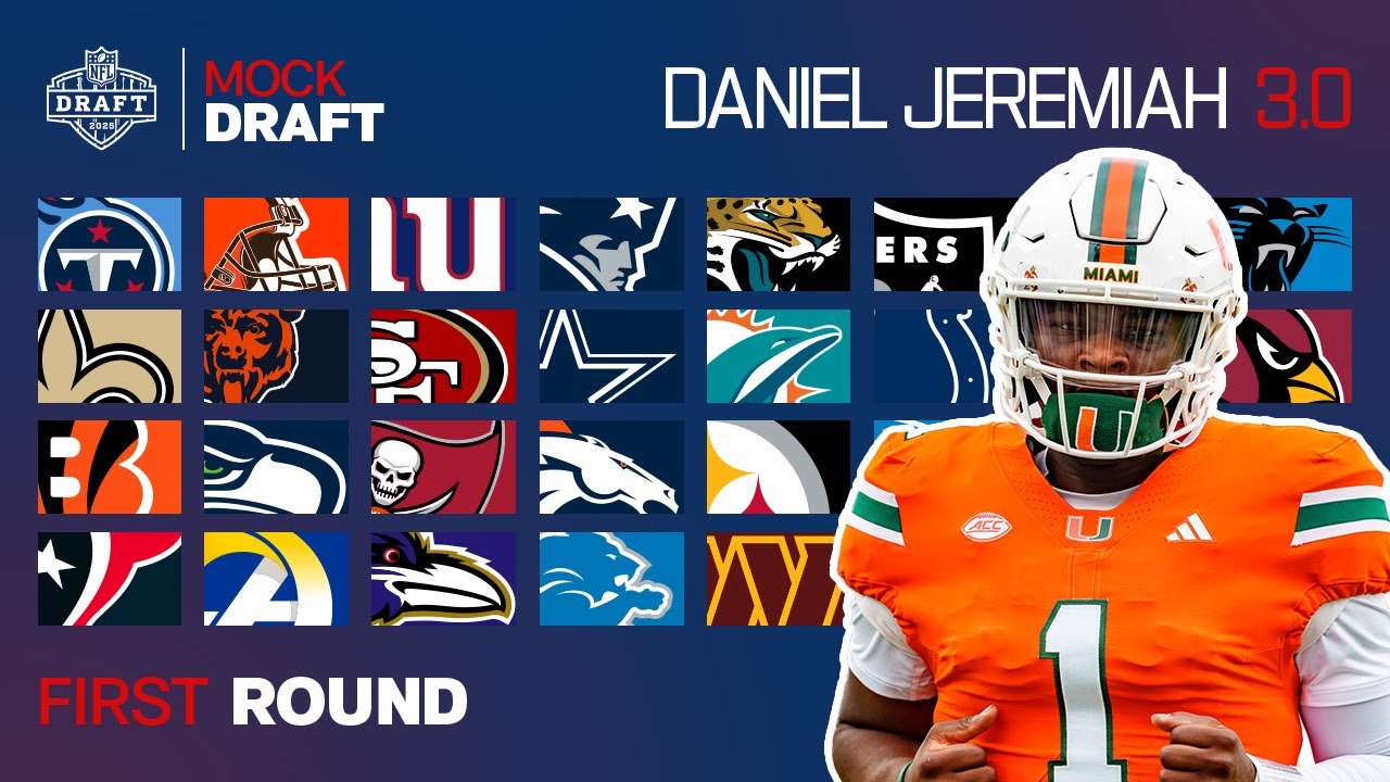 Daniel Jeremiah’s 2025 1st Round Mock Draft 3.0