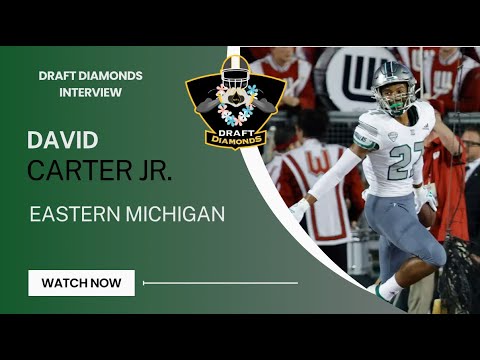 David Carter Jr , S, Eastern Michigan | 2025 NFL Draft Prospect Zoom Interview