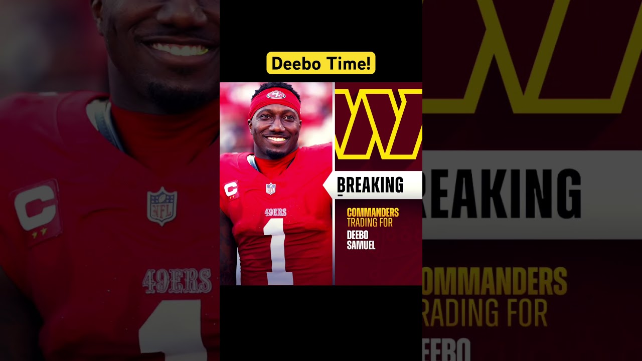 Deebo Samuel to Washington!  #nfl #nflnews #deebosamuel #washingtoncommanders #nflshorts #nfceast