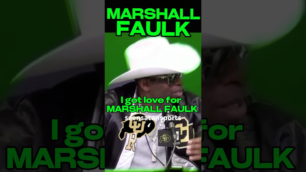 DEION SANDERS on MARSHALL FAULK in COLORADO! #deionsanders #coloradofootball #espn #cfb #nfl nflnews