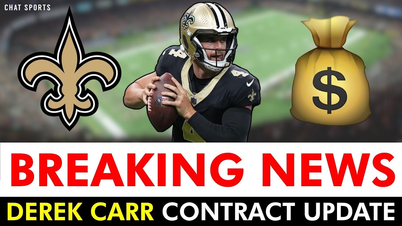 Derek Carr Is BACK! New Orleans Saints News Before NFL Free Agency Starts