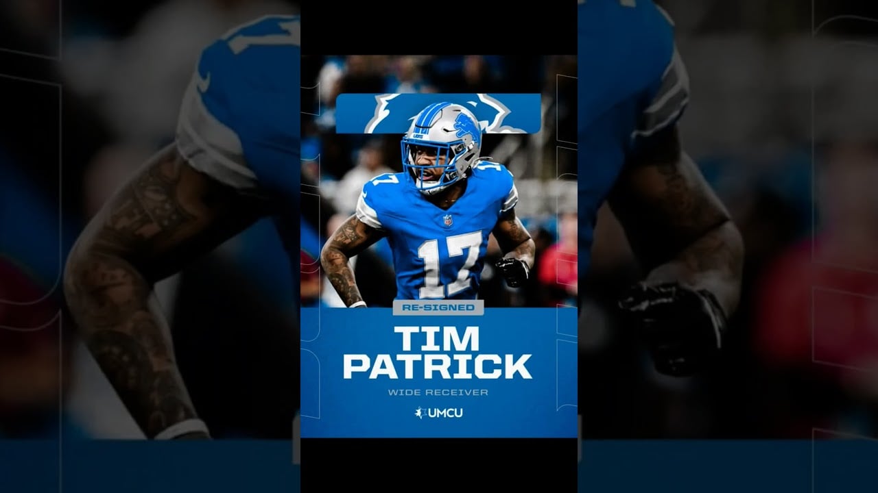 Detroit Lions Sign Tim Patrick #detroitlions #nfl #nflfreeagents #nflfootball #nfldraft #nflnews