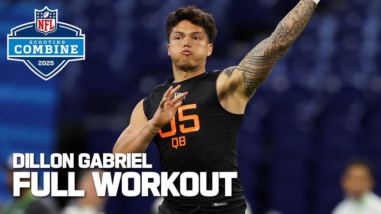 Dillon Gabriel’s 2025 NFL Scouting Combine workout