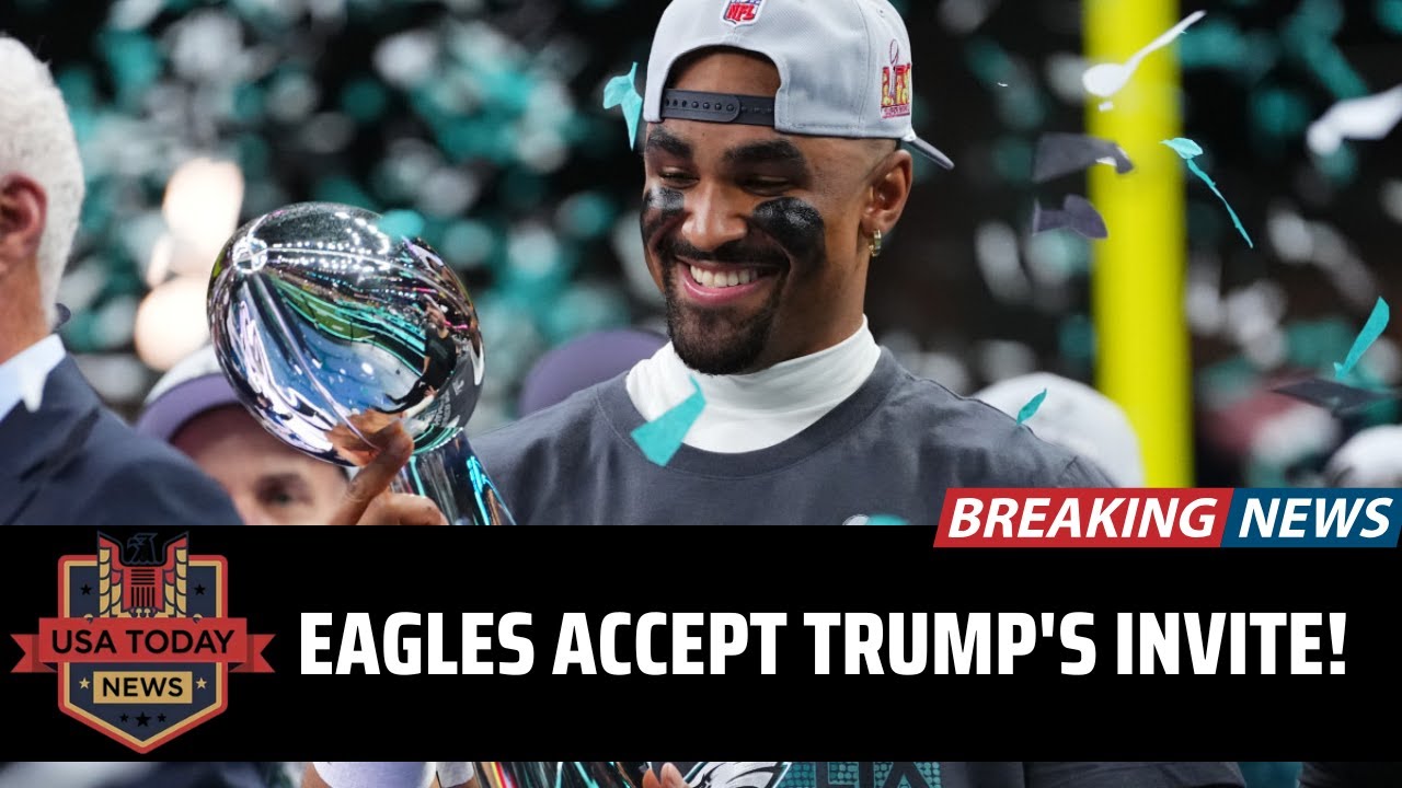 Eagles Accept Trump’s Invitation to White House After Super Bowl Victory! । USA TODAY NEWS