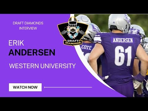 Erik Andersen, OT, Western University | 2025 NFL Draft Prospect Zoom Interview