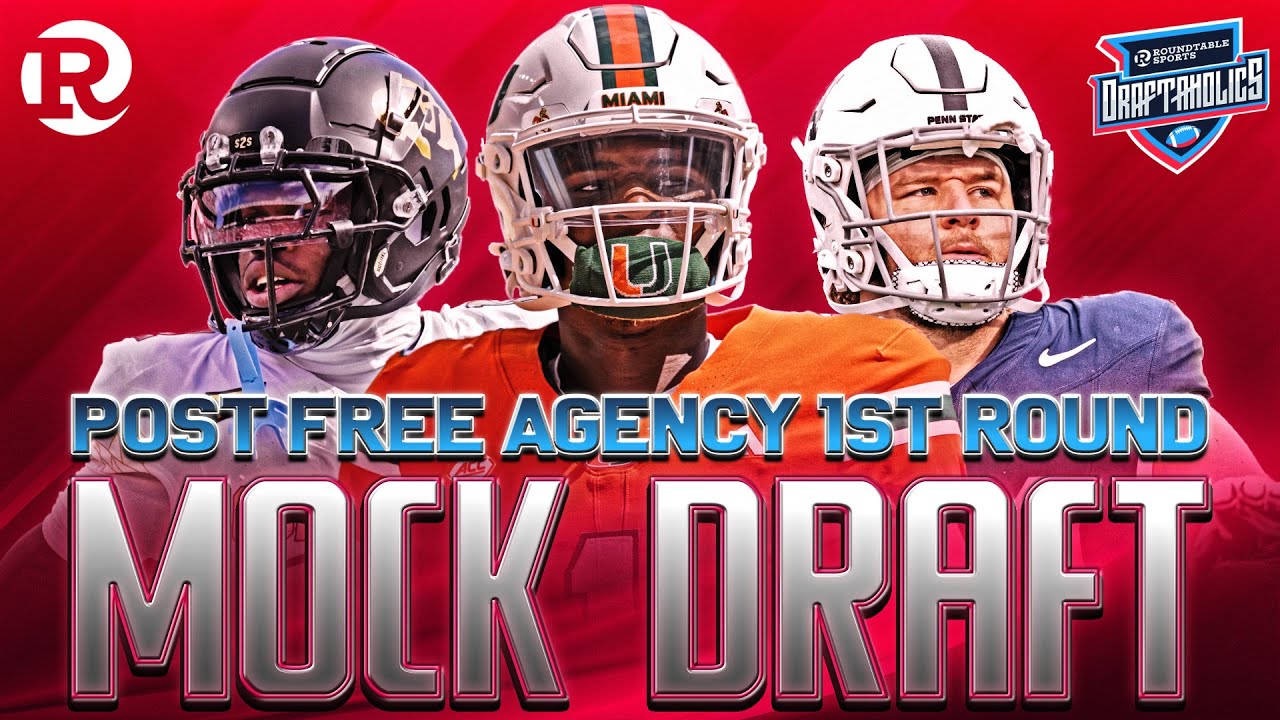 First Round NFL Mock Draft WITH Trades Post Free Agency | 2025 NFL Draft