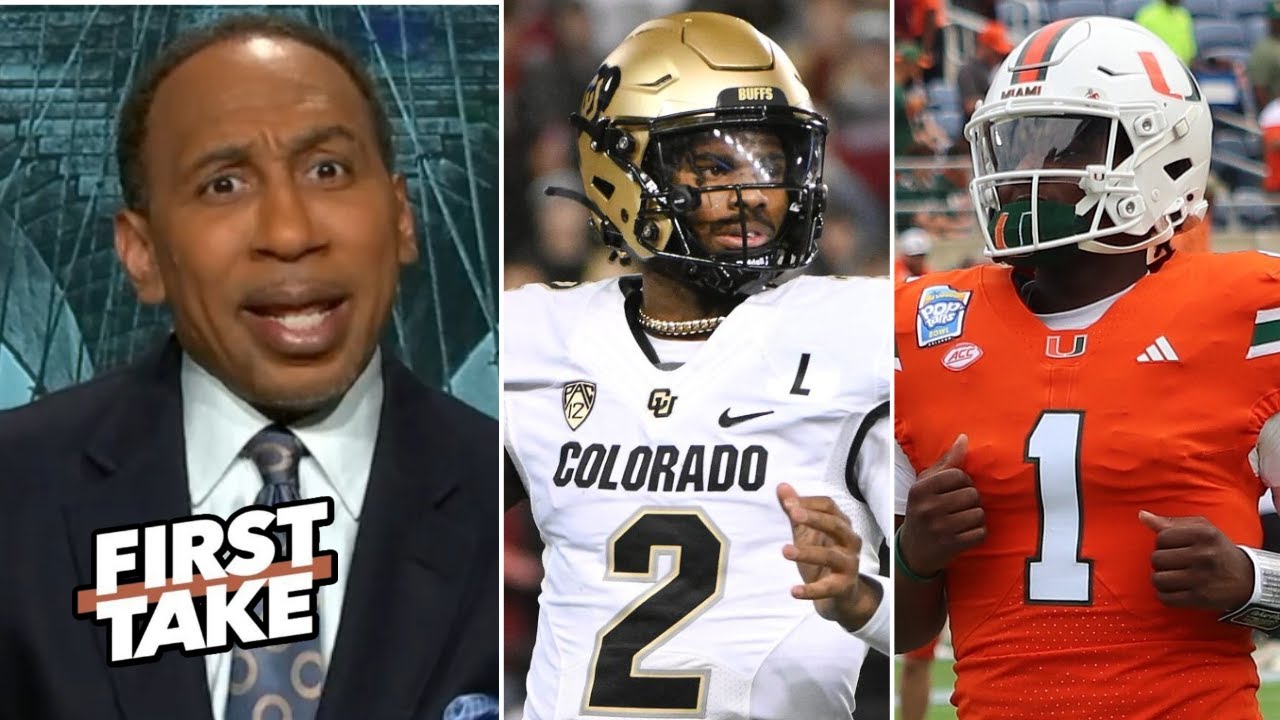 FIRST TAKE | “Shedeur Sanders is the best player in the 2025 NFL Draft, NOT Cam Ward” – Stephen A.