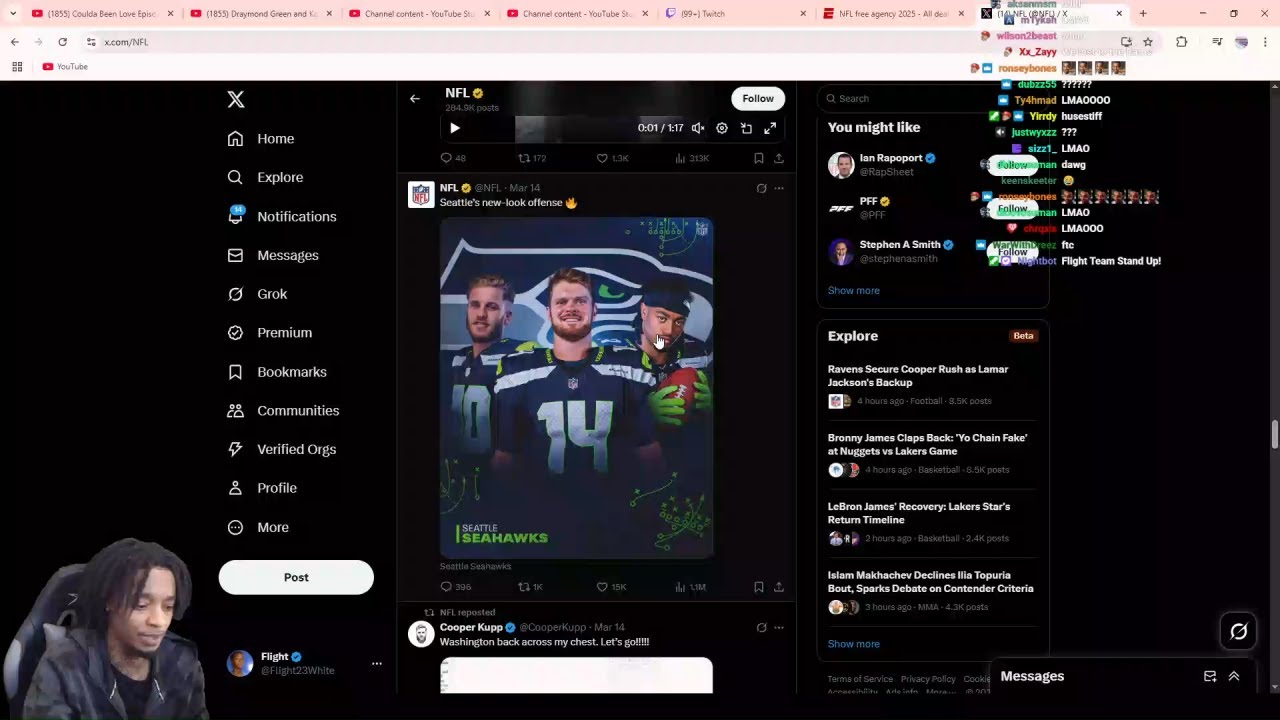 FlightReacts To All Of 2025 NFL Free Agency Signings So Far! FlightReacts To All Of 2025 NFL Free Agency Signings So Far!