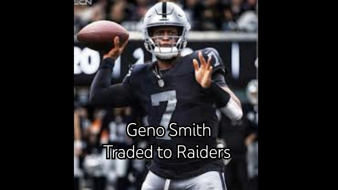 Geno Smith Traded to Raiders BREAKING #youtube #youtubeshorts #nfl #nflnews #raiders #petecarroll