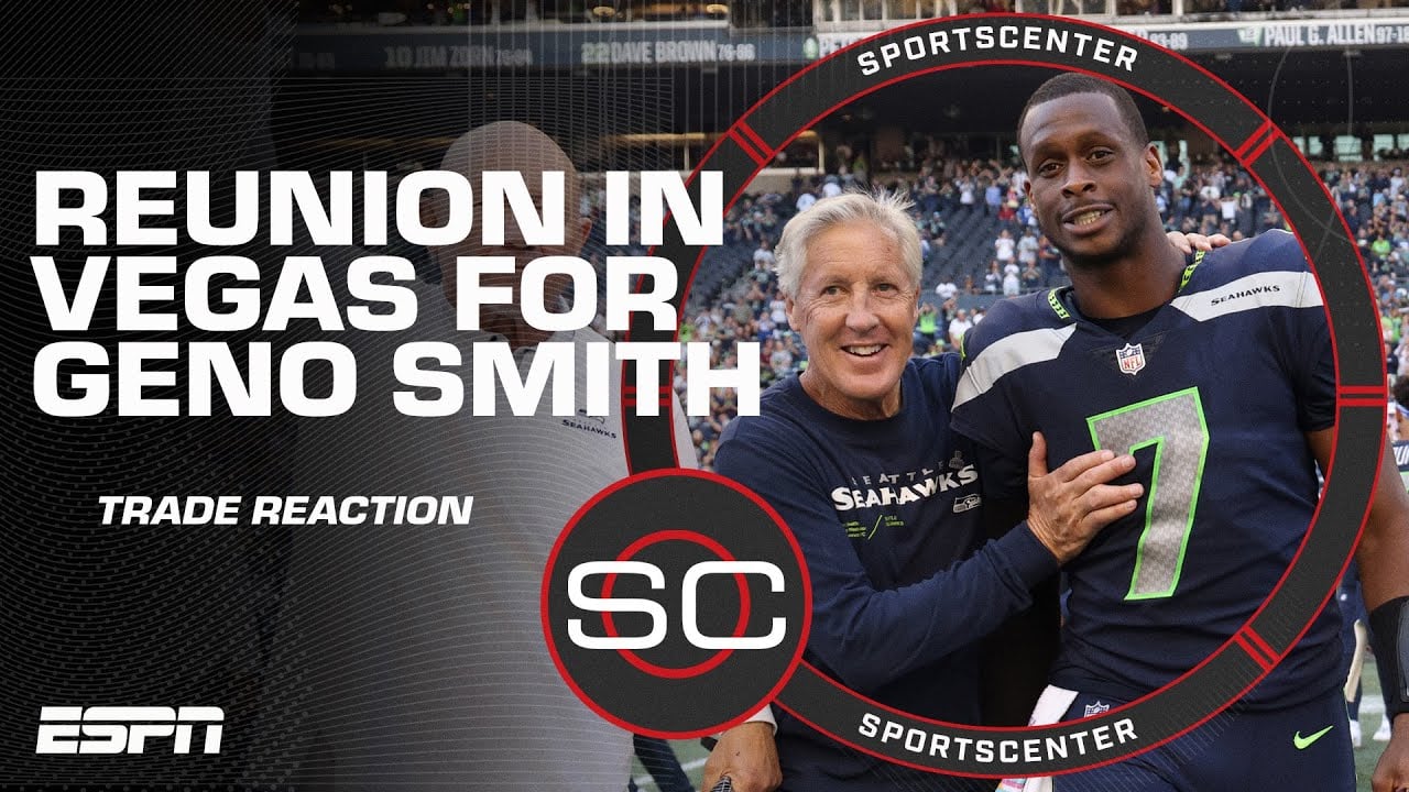 Geno Smith traded to Raiders 👀 Who will Seahawks target at QB? | SportsCenter