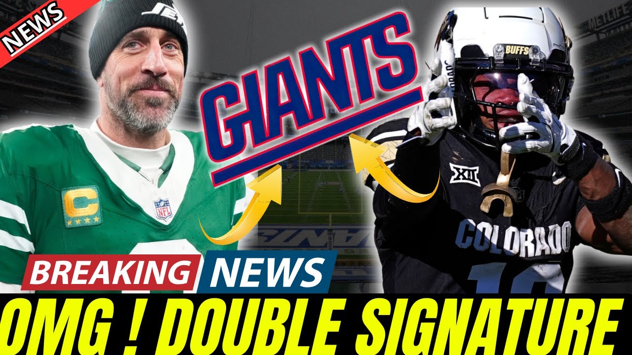 🚨GIANTS SURPRISE NFL WITH DOUBLE SIGNING😱  NEW YORK GIANTS NEWS TODAY! NFL NEWS TODAY