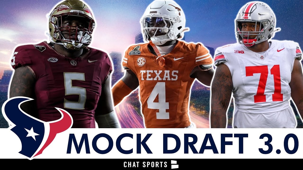 Houston Texans Draft Plans Changing After Christian Kirk Trade | Texans Mock Draft 3.0