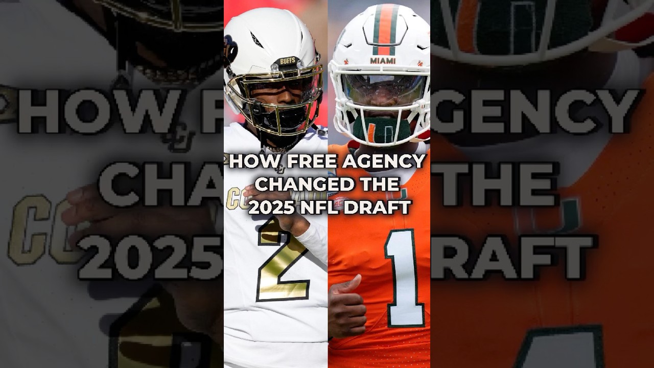 How NFL Free Agency Changed The 2025 NFL Draft #nfl #nflnews #nfldraft #nflfreeagency #shorts