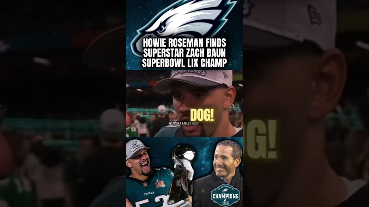 Howie Roseman Found Superstar Zach Baun and Wins SuperBowl LIX (Philadelphia Eagles Shorts)