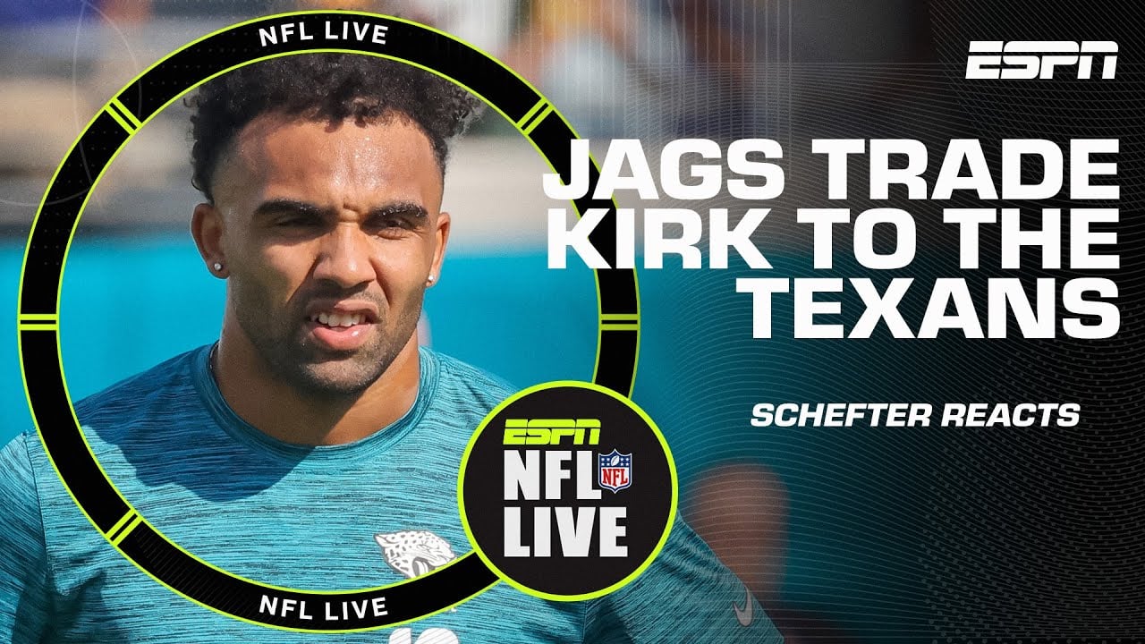 Jags trade Christian Kirk to the Texans 👀 Why Houston decided to make the move | NFL Live